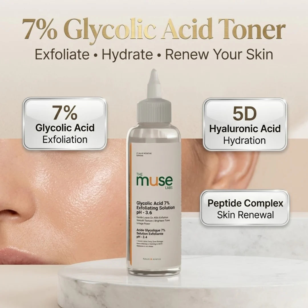 Muse Labs 7% Glycolic Acid Toner ( BUY 1 GET 1 FREE )