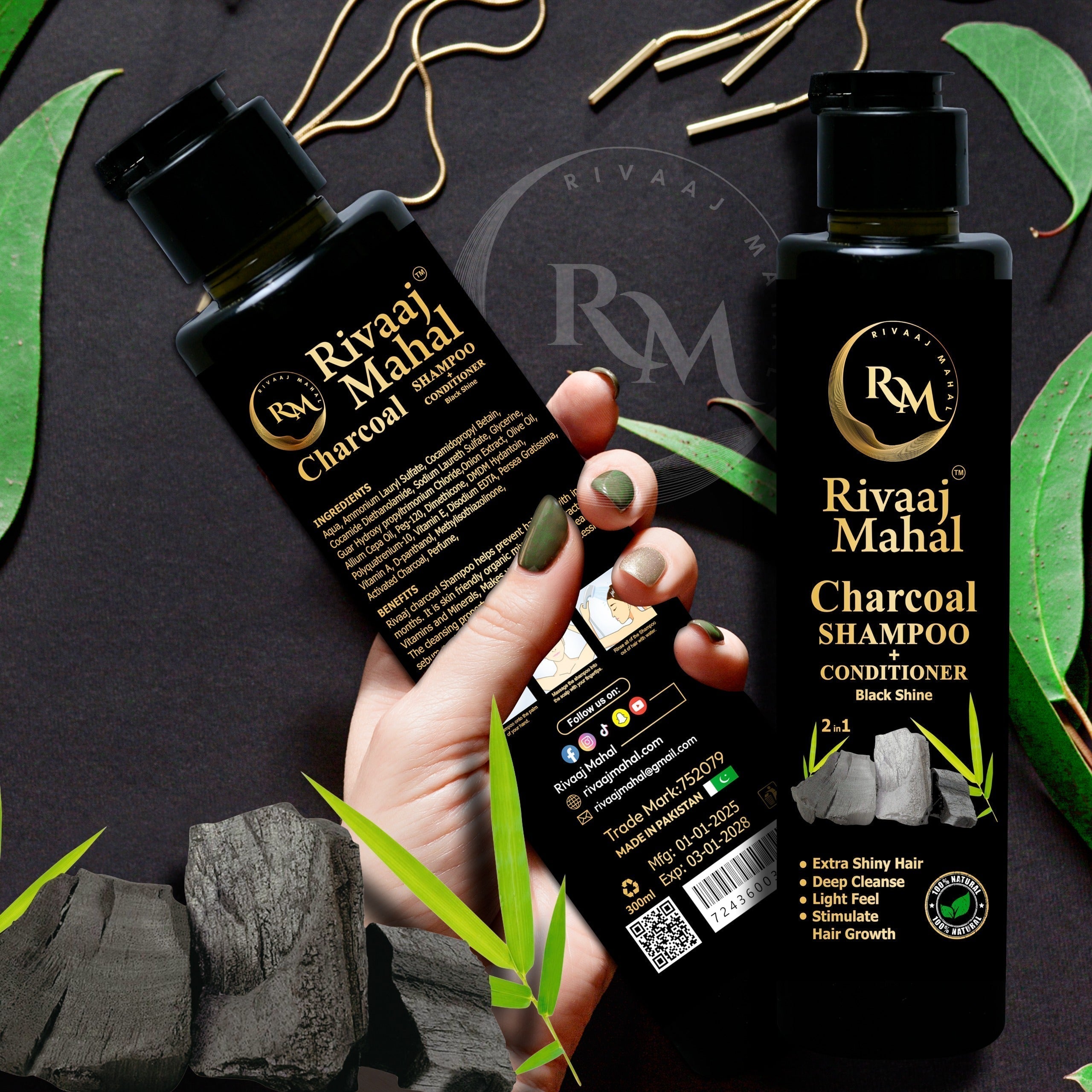 Rivaaj Mahal Shampoo ( BUY 1 GET 1 FREE )🔥