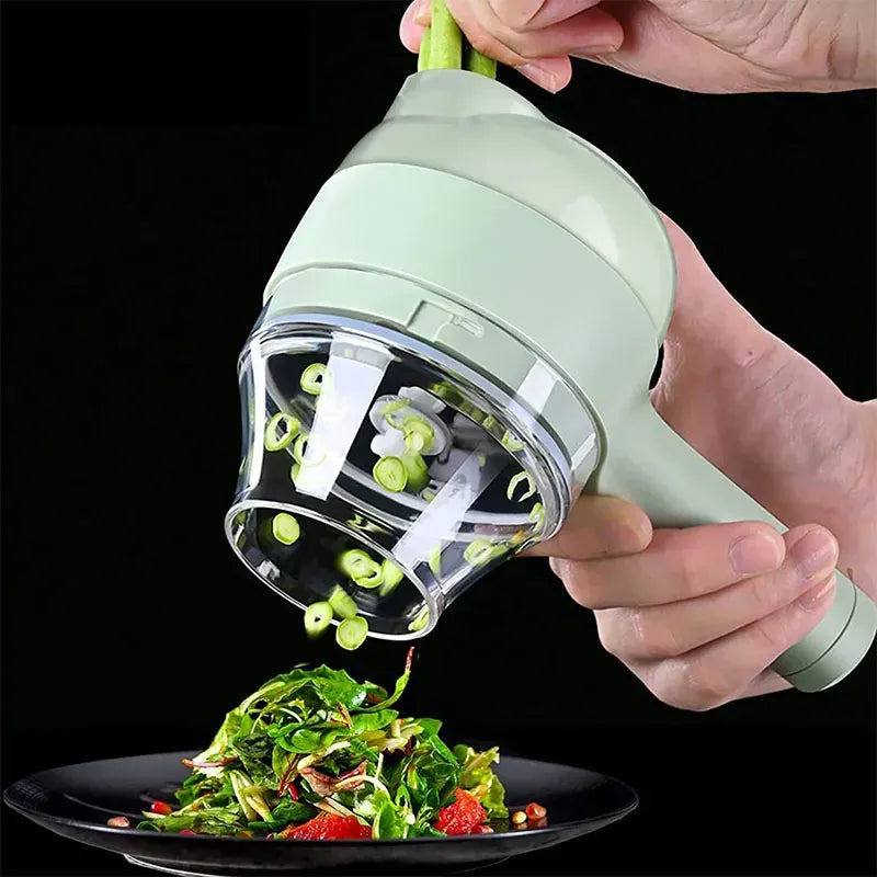 4 in 1 - Electric Vegetable Cutter | Rechargeable